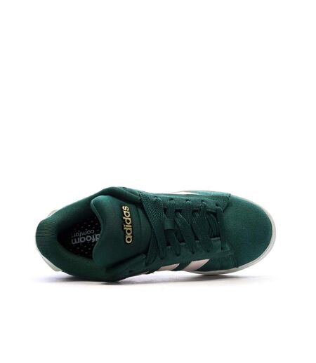 Baskets vert/rose femme adidas grand court alpha