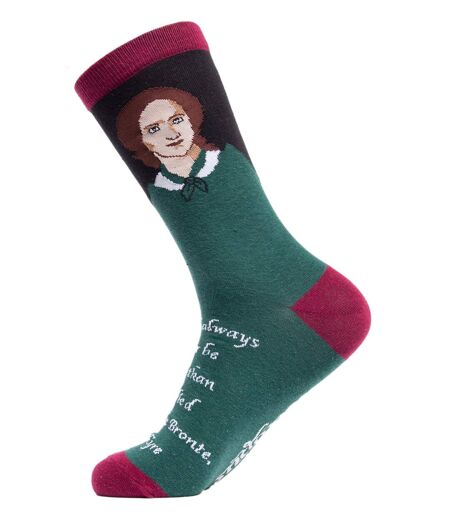 Charlotte Bronte Novelty Cotton Unisex Socks