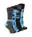 Cookie Monster - Lot de 4 paires chaussettes homme coton motif confort-4