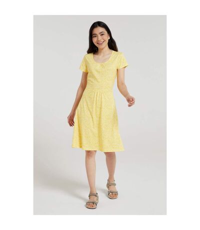 Robe mi-longue flora femme jaune Mountain Warehouse