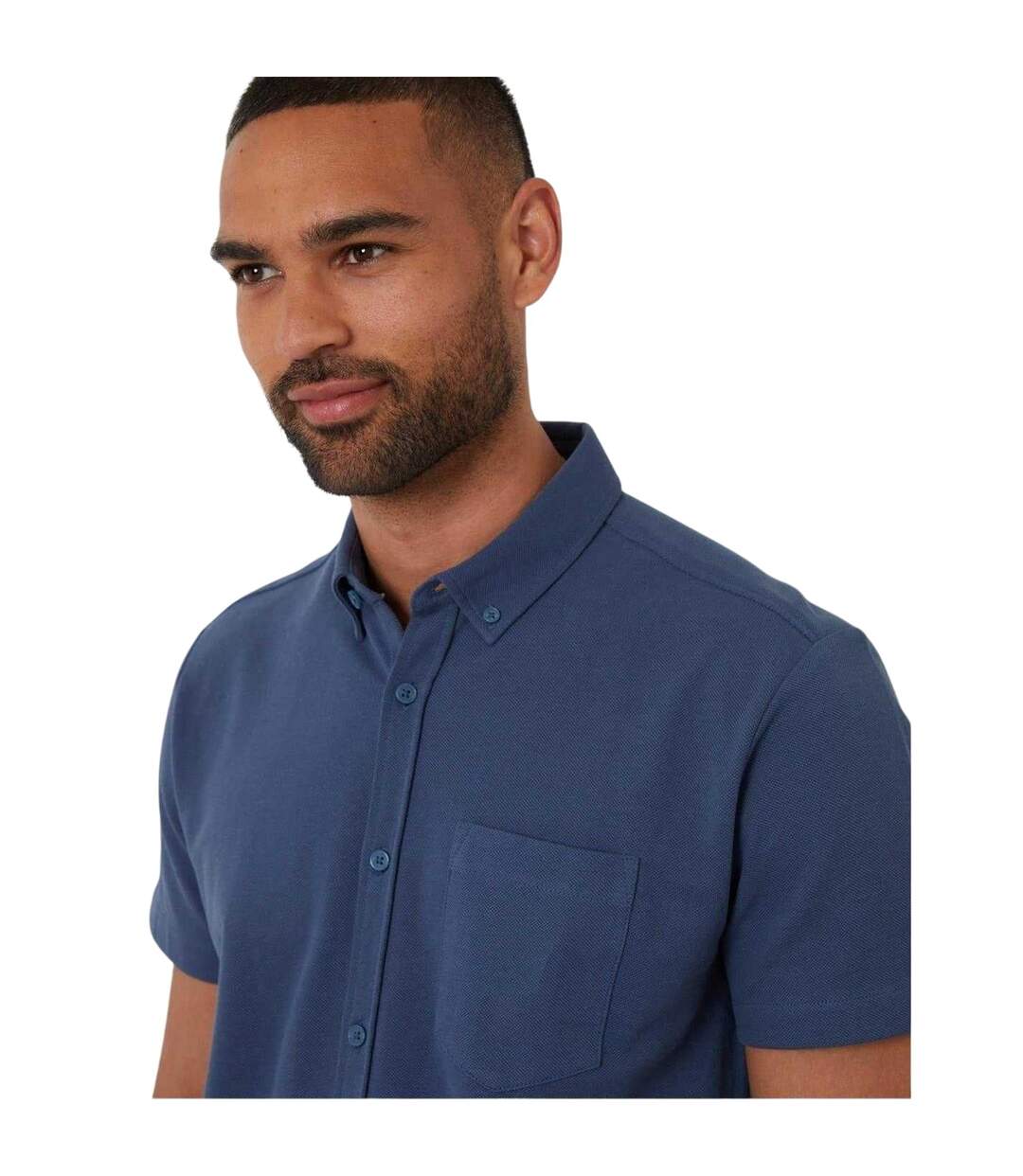 Mens Majestic Shirt Denim Threadbare-4