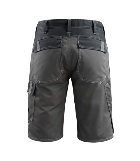 Mens Light Sunbury Work Shorts Dark Anthracite Black Mascot