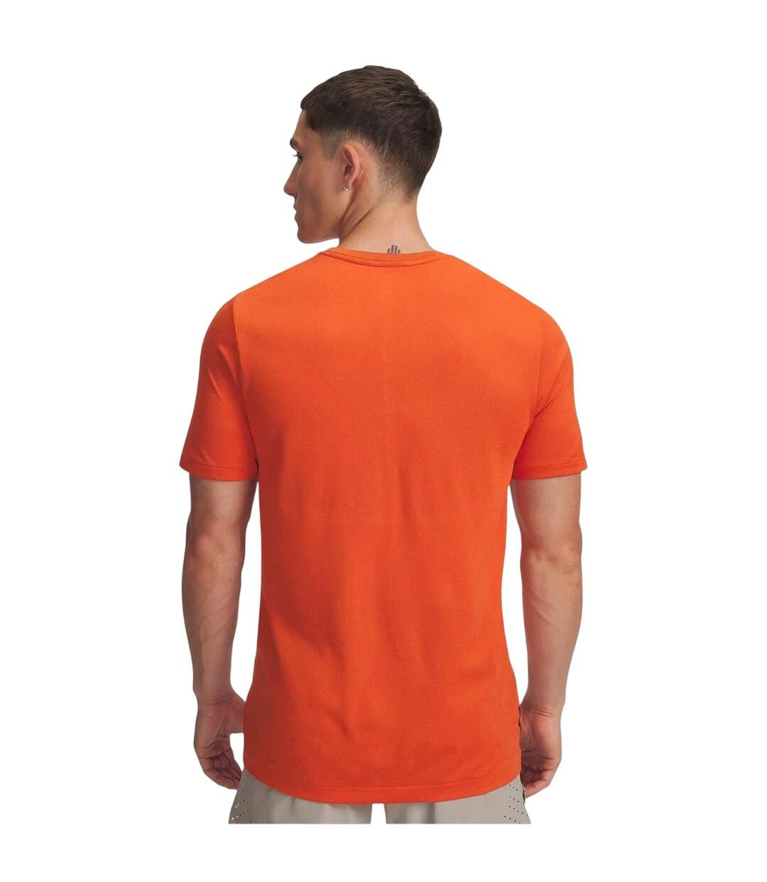 Mens Vanish Elite Seamless T-shirt Orange Under Armour-2