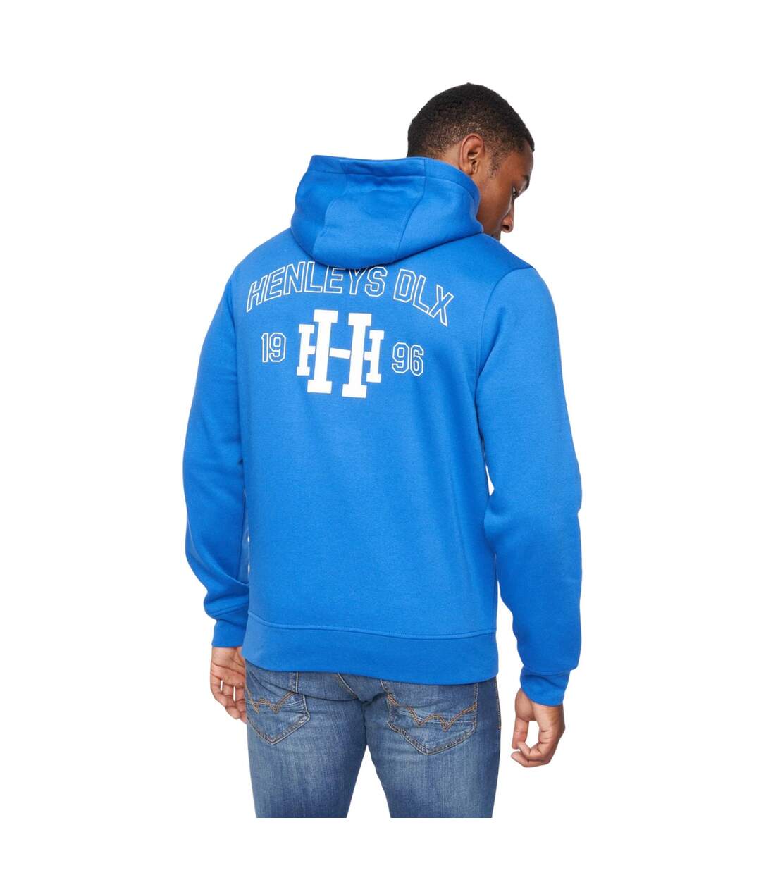 Sweat à capuche edgeton homme bleu Henleys-2