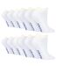 12 Pair Unisex Low-Cut Diabetic Trainer Socks: Ideal for Swollen Feet & Ankle-1