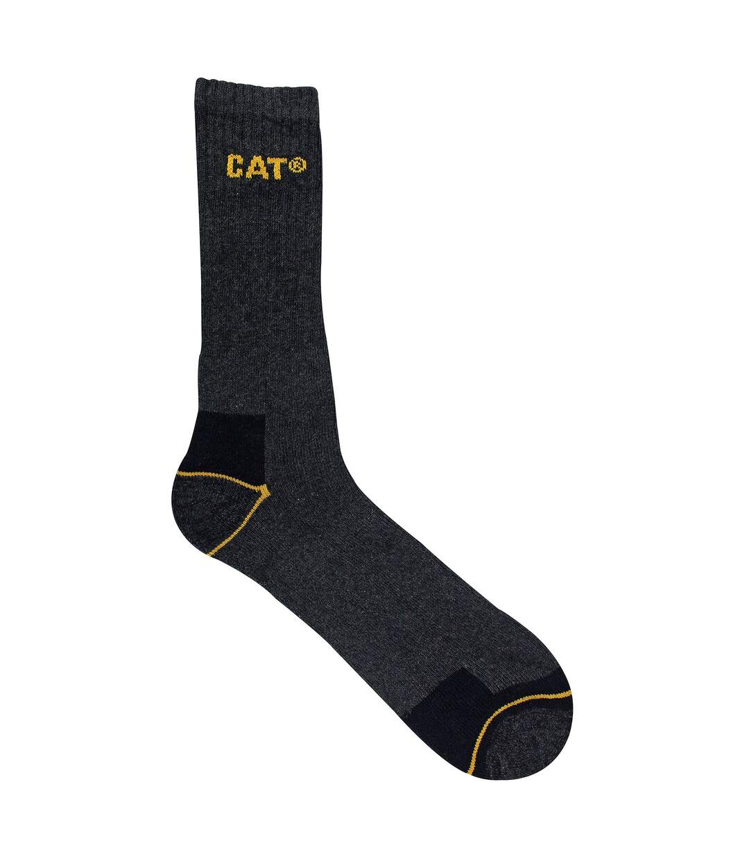 Mens 3 Pack Real Work Socks with Cushioned Heel & Toe-5