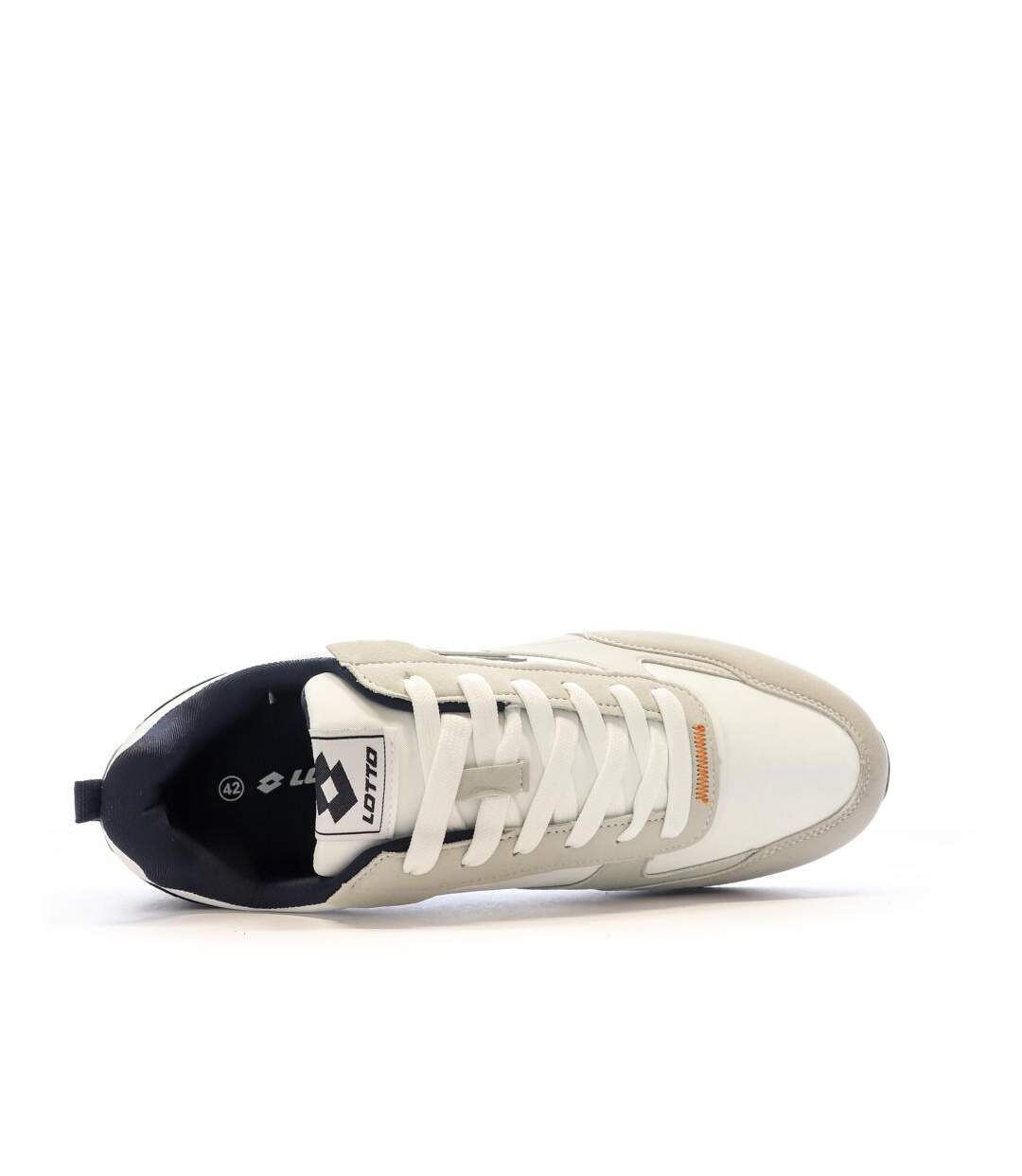 Baskets blanc/gris homme lotto twenty 5-4