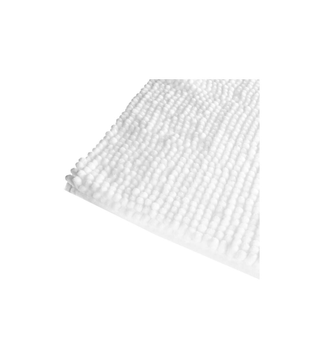 Tapis de Salle de Bain Chenille 50x80cm Blanc-3
