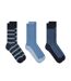 Lot De 3  Chaussettes Homme Bleu Ted Baker-4