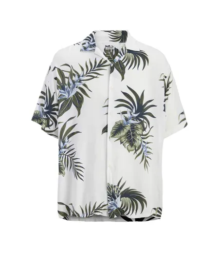 Chemise blanche/verte homme jack & jones resort