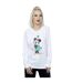 Disney Sweatshirt chapeau Shamrock Minnie Mouse Femme/Ladies (Blanc) - UTBI27952-2