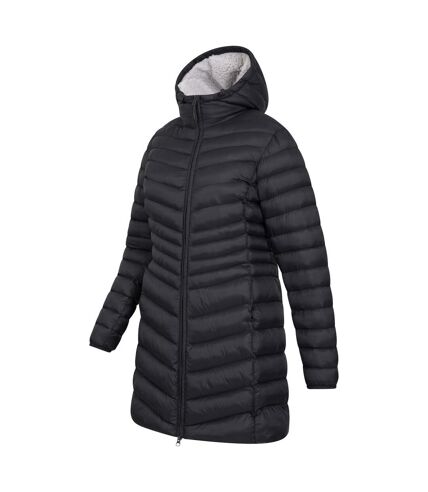 Mountain Warehouse Womens/Ladies Florence Faux Fur Lined Padded Jacket (Black) - UTMW2158