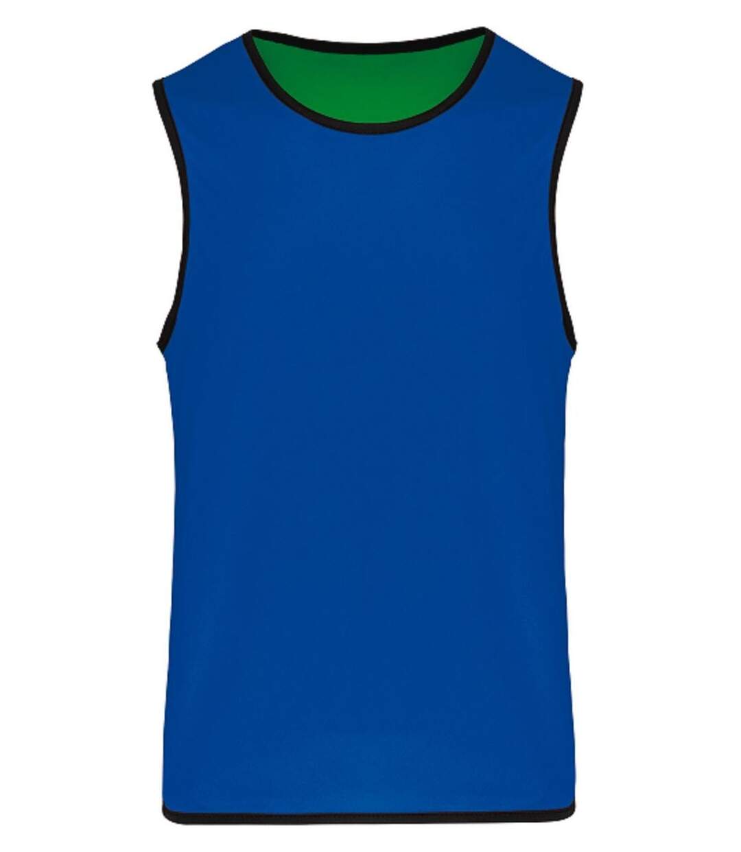 Chasuble de rugby réversible - Unisexe - PA044 - bleu roi - vert-1