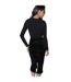 Robe Mi-longue Femme Noir AX Paris-2