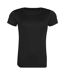 Awdis Womens/Ladies Cool Recycled T-Shirt (Black) - UTRW8280