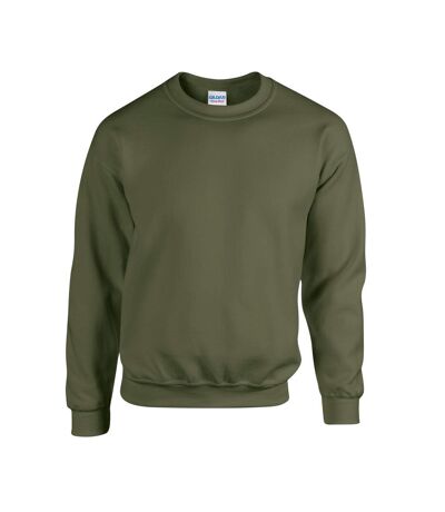 Gildan Mens Heavy Blend Sweatshirt (Military Green) - UTPC6249