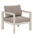 Fauteuil de salon de jardin en aluminium Evasion