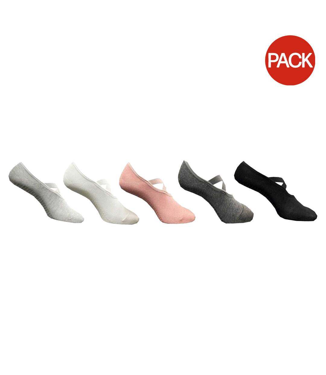 Pack Of 5  Womens/ladies Socks  Multicoloured Slazenger-1