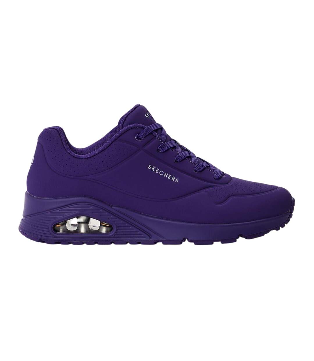 Baskets Durabuck Uno Femme Violet Skechers-1