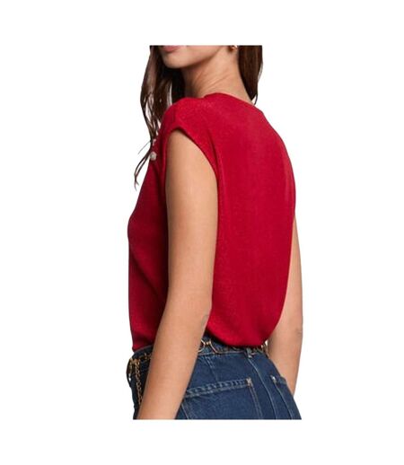 T-Shirt rouge femme morgan dili - l