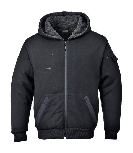 Pewter veste avec doublure sherpa homme noir Portwest