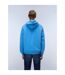 Mens Box Logo Cotton Loose Fit Hoodie Blue Napapijri-4