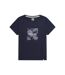 Animal Womens/Ladies Carina Leaf Print Natural Logo T-Shirt (Navy) - UTMW558