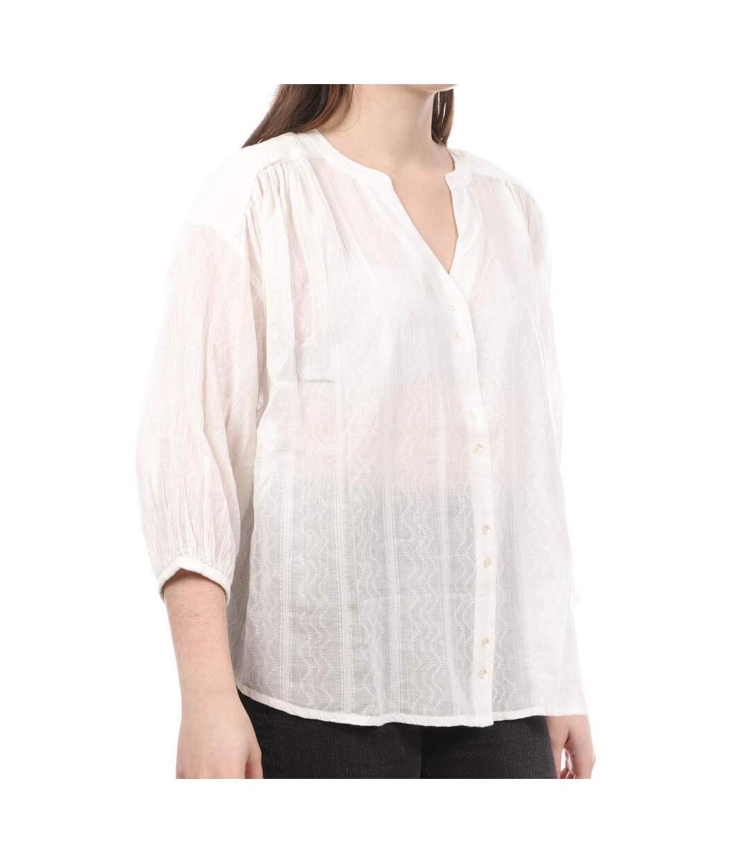 Blouse Blanche Femme Teddy Smith Val - M-1