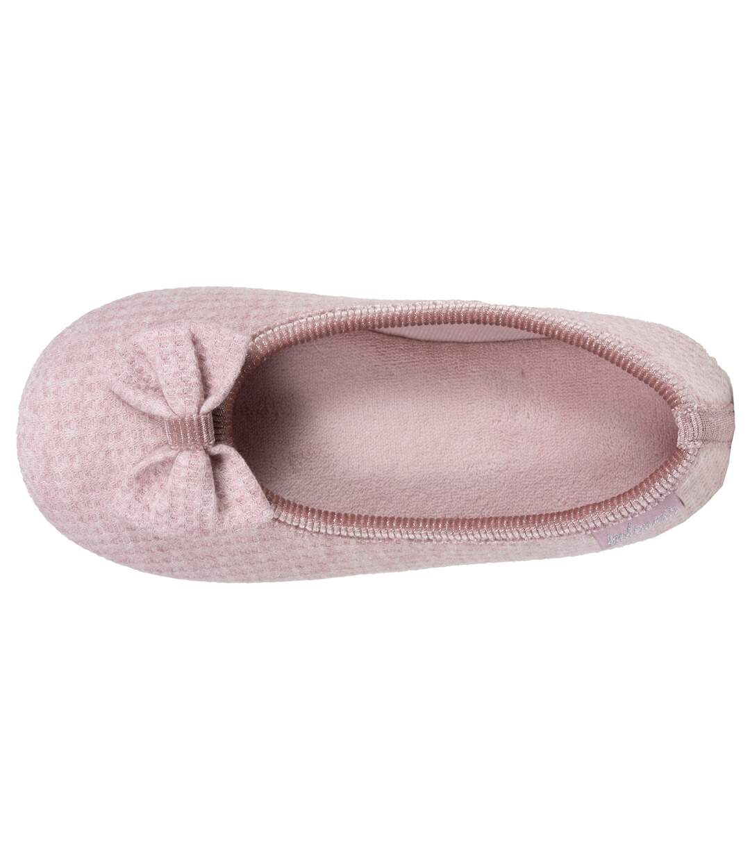Isotoner Chaussons extra-light Ballerines femme maille nid d'abeille, semelle gomme antidérapante-3