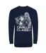 Unisex Adult Floral Tiger Sweatshirt Navy Blue Cavalli Class-1