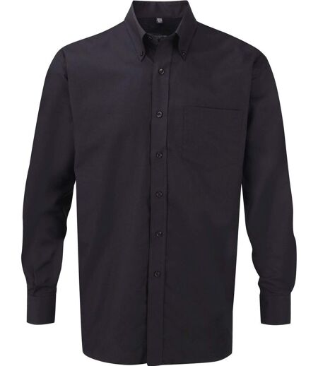 Chemise manches longues - Homme - RU932M - noir