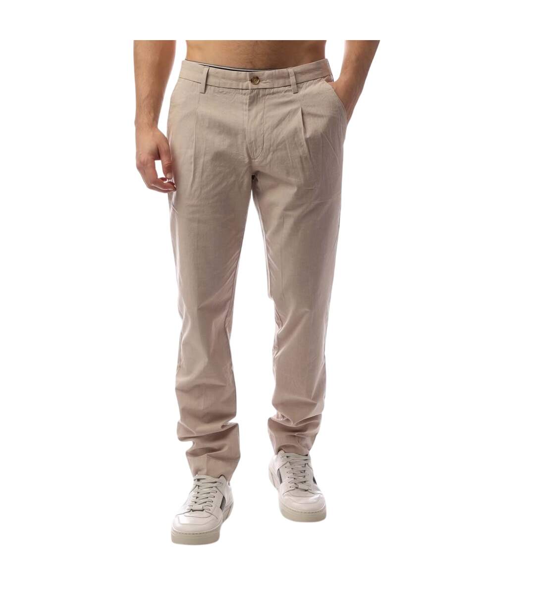 Pantalon Kaito1 Homme Beige Boss-1