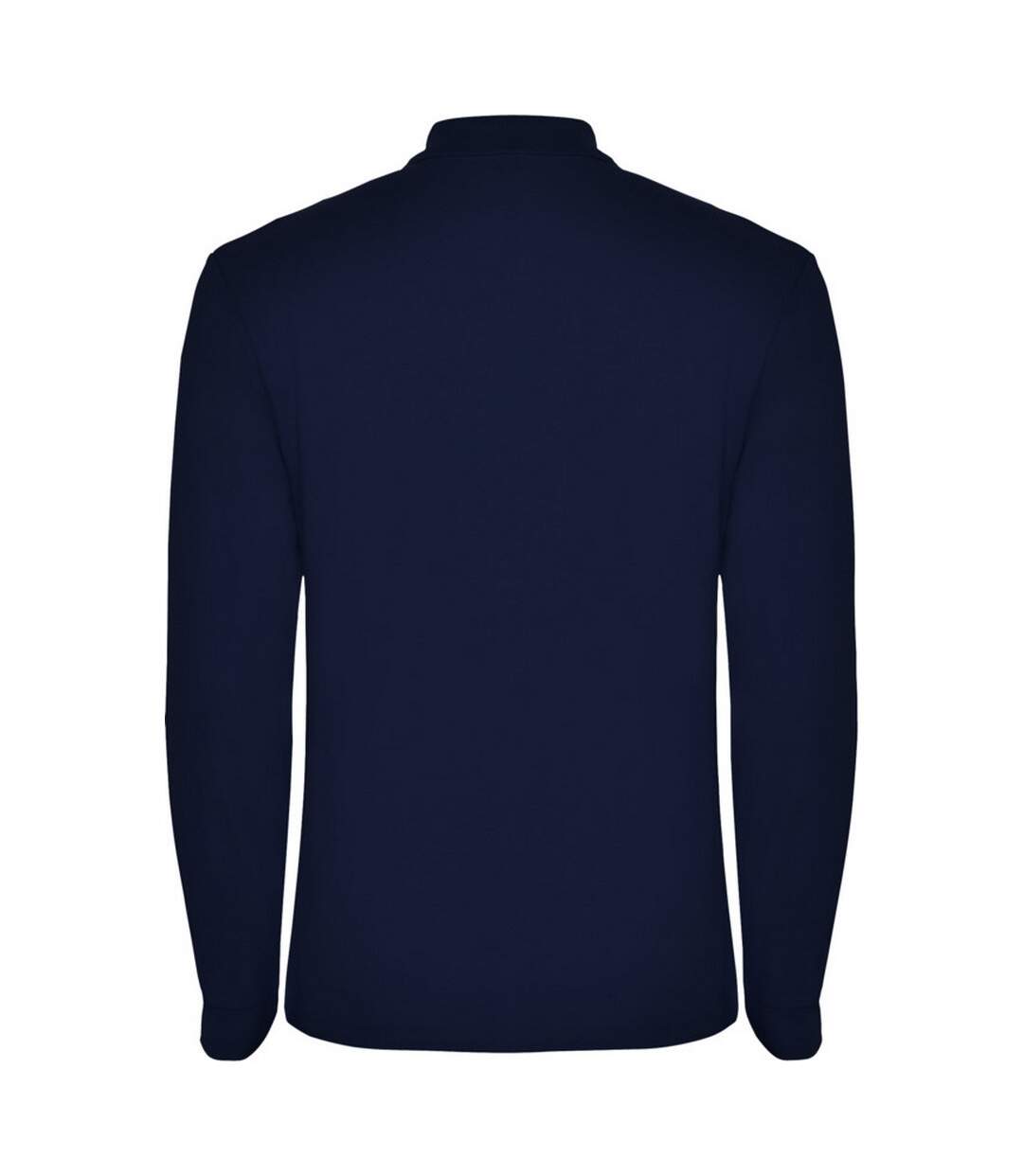 Mens estrella long-sleeved polo shirt navy blue Roly