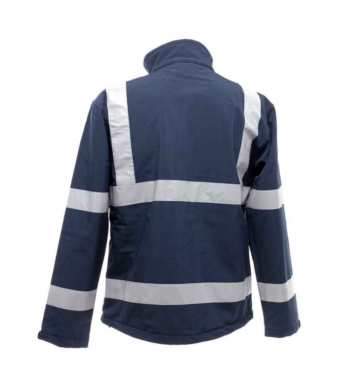 Veste haute visibilité homme bleu marine Yoko-2