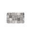 Tapis Imprimé Gaston 45x75cm Gris & Blanc-1