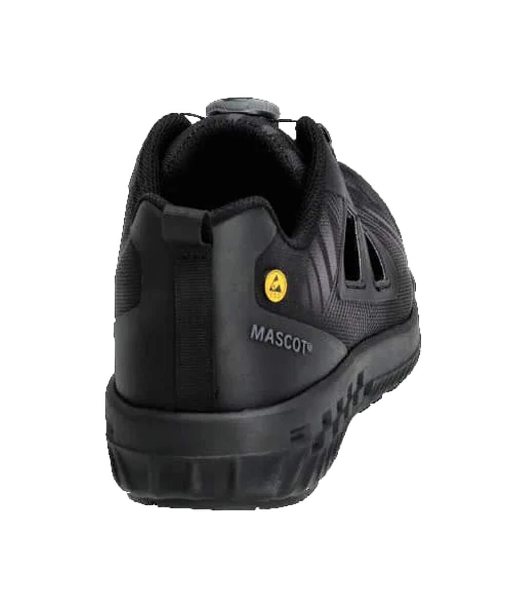 Mens Logo Safety Shoes Black Mascot-2