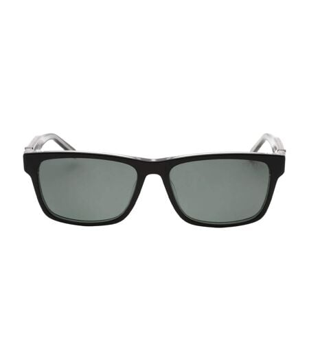 Lunettes De Soleil Polarisantes Rectangulaires Pour Hommes Taille Unique Noir Brillant Guess