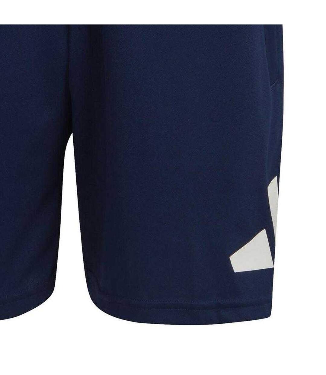Short Motif/style Logo Train Essentials Homme Bleu Foncé Adidas-2
