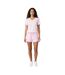 Short De Course Motif/style 2-en-1 Femme Rose USA Pro-4