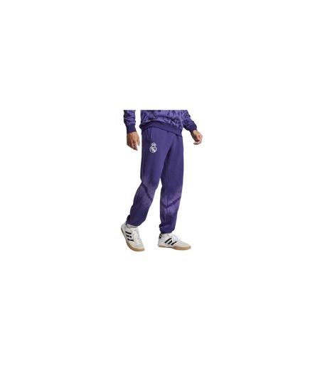 Pantalon De Survêtement Motif/style Real Madrid Cf Homme Violet Foncé Adidas