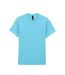 T-shirt À Manches Courtes Homme Bleu Ciel Gildan-1