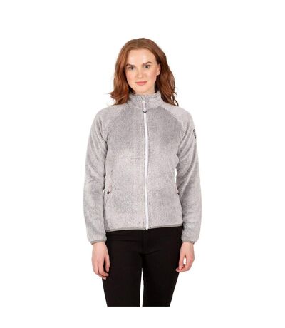 Womens/ladies Telltale Winter Fleece Jacket Soft Stone Trespass