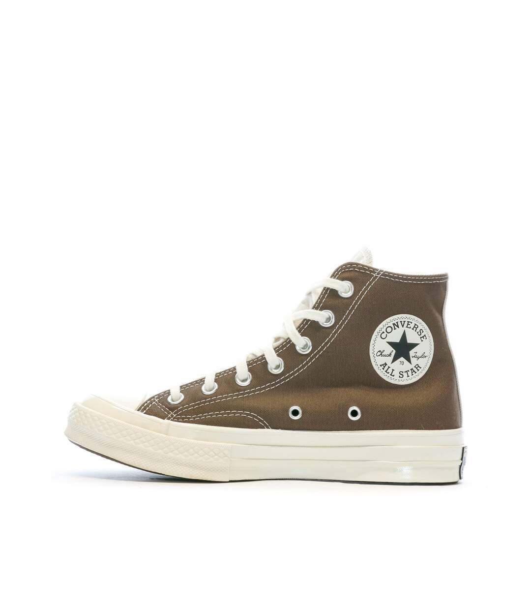 Baskets Marron Femme Converse Chuck 70 Hi Hemp-1