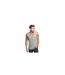 Débardeur Sans Manches Homme Gris Chiné Build Your Brand-1