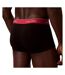 x3 boxers noir/rose/bleu homme calvin klein rise trunk-3