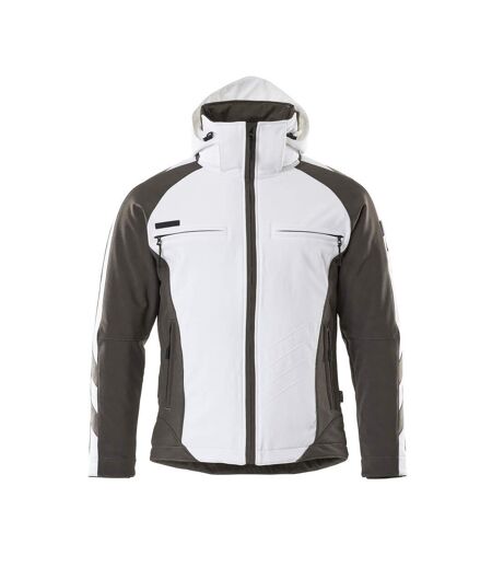 Blanc Anthracite Foncé Mascot