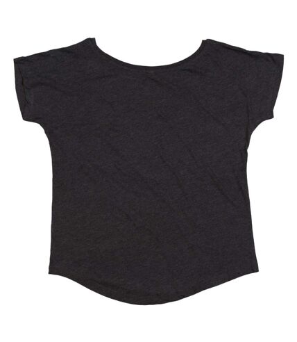 Mantis Womens/Ladies Loose Fit Short Sleeve T-Shirt (Charcoal Grey Melange) - UTBC2694