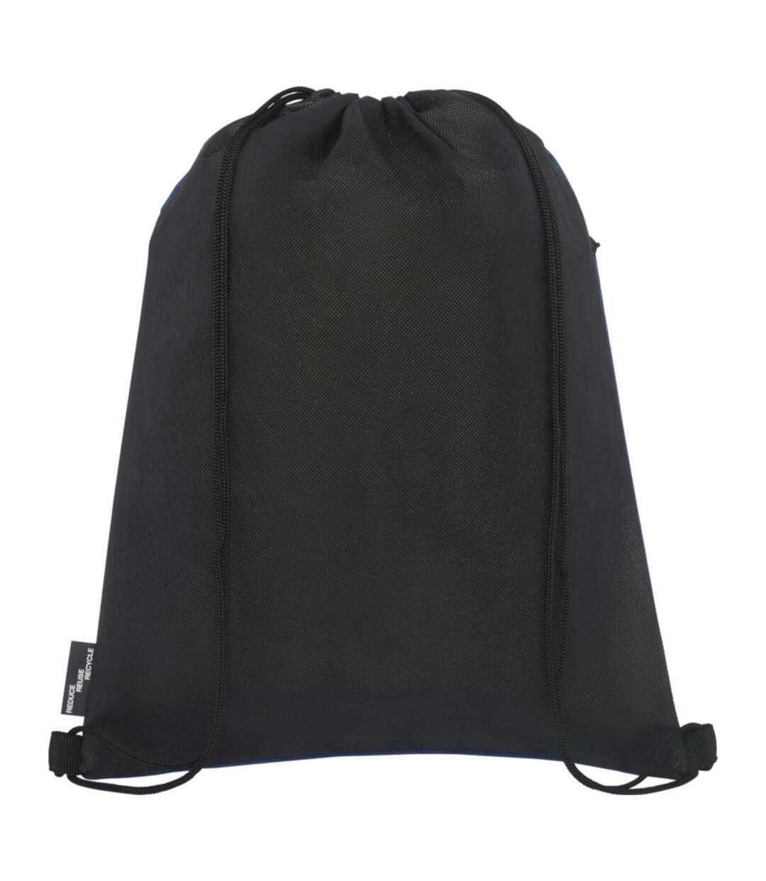 Ross Recycled Drawstring Bag One Size Navy Heather Bullet-3