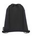 Ross Recycled Drawstring Bag One Size Navy Heather Bullet-3