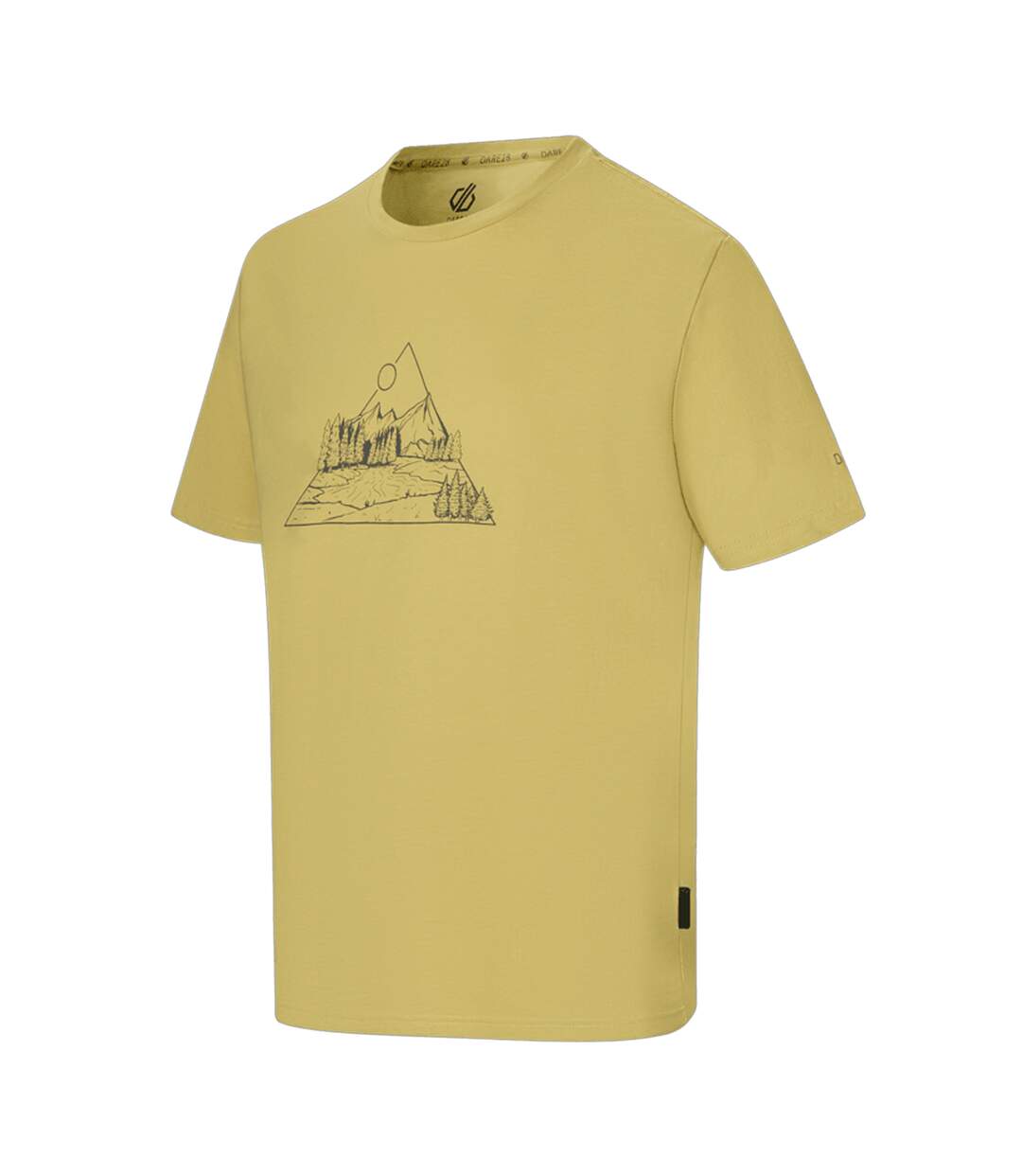 Mens Movement Iii Mountain T-shirt Oil Yellow Dare 2B-4